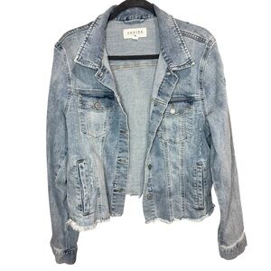 Eunina Denim Jacket - Light Blue Size XL